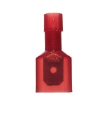 TERMINAL TOTALMENTE AISLADO NYLON MACHO ROJO